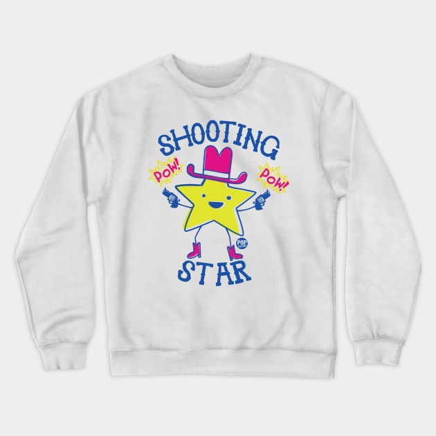 SHOOTING STAR Crewneck Sweatshirt by toddgoldmanart